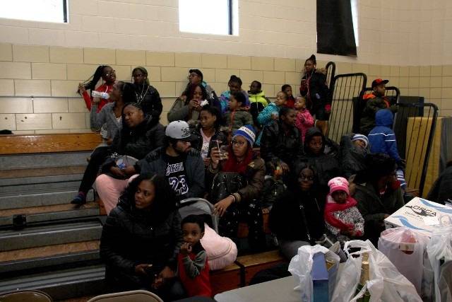 Audience watching event